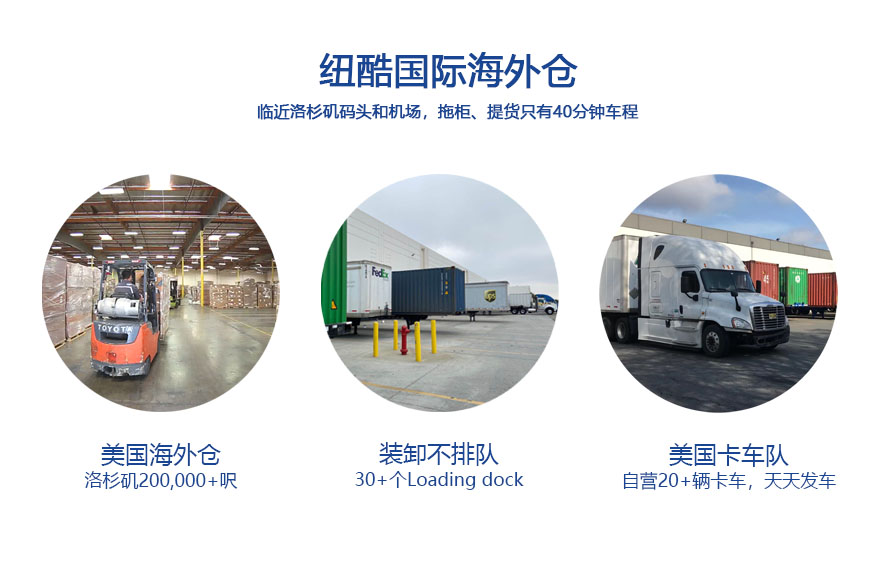 美國海外倉到洛杉磯碼頭機場40分鐘車程