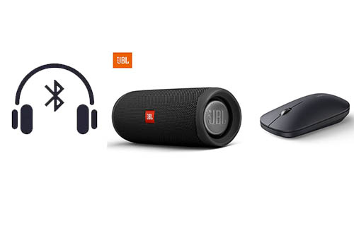 藍牙耳機、藍牙音箱、藍牙鼠標、藍牙鍵盤